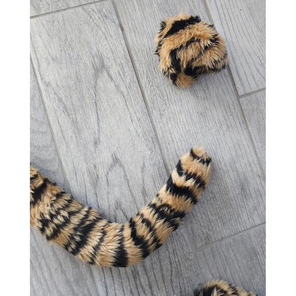 Adult / Child Tiger Costume Wrists Ankles & Tail Set Cosplay Party One Size - Picture 4 of 5